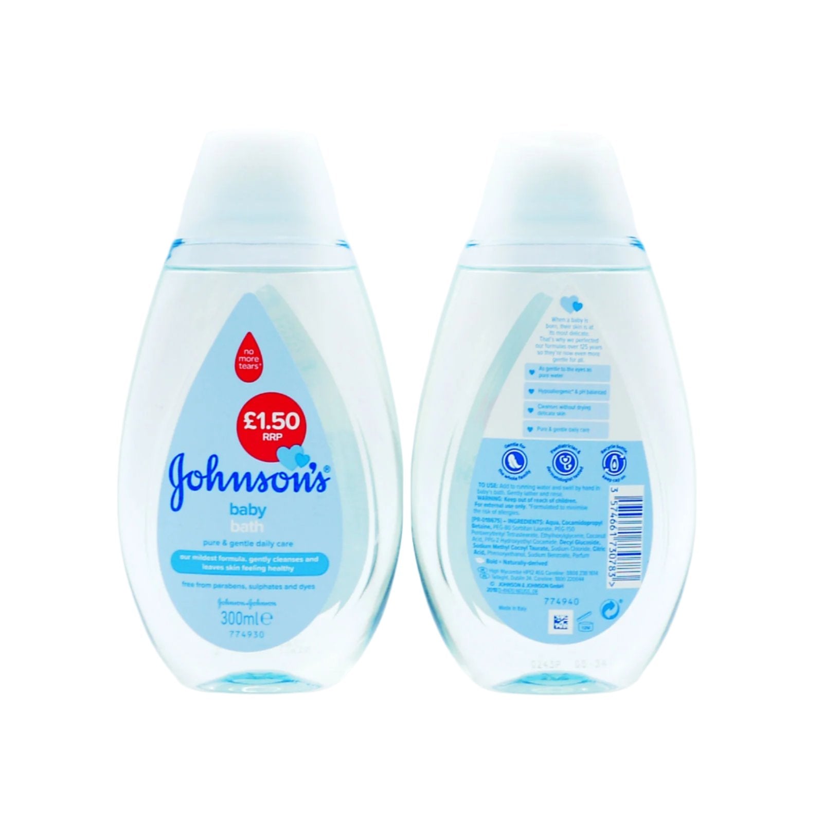 Johnsons Baby Bath 300ml | High Quality Tissue Product Online - Product Image Johnsons Baby Bath 300ml | High Quality Tissue Product Online - Product Image